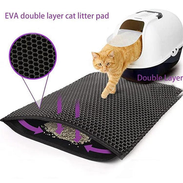 Waterproof Cat Litter Mat Cat Litter Box Mats kittynook